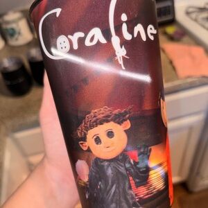 Coraline 15th anniversary holographic Cinemark collectable cup